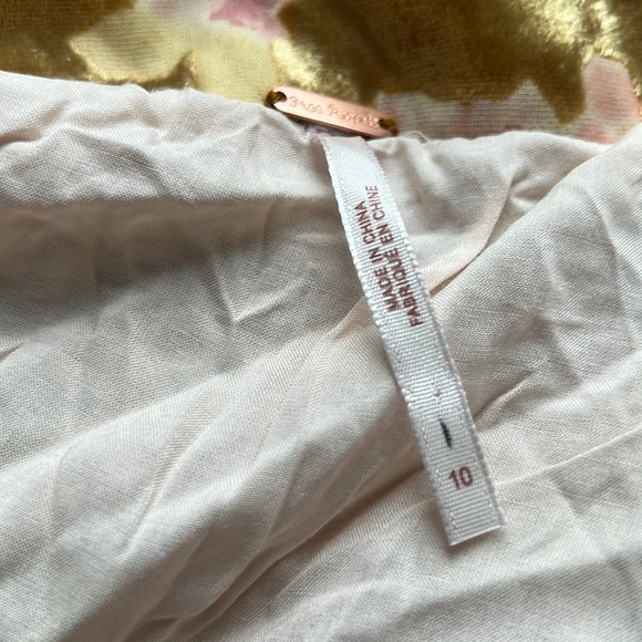 Free People Margaux Velvet Floral Mini Skirt 10 - Picture 13 of 16